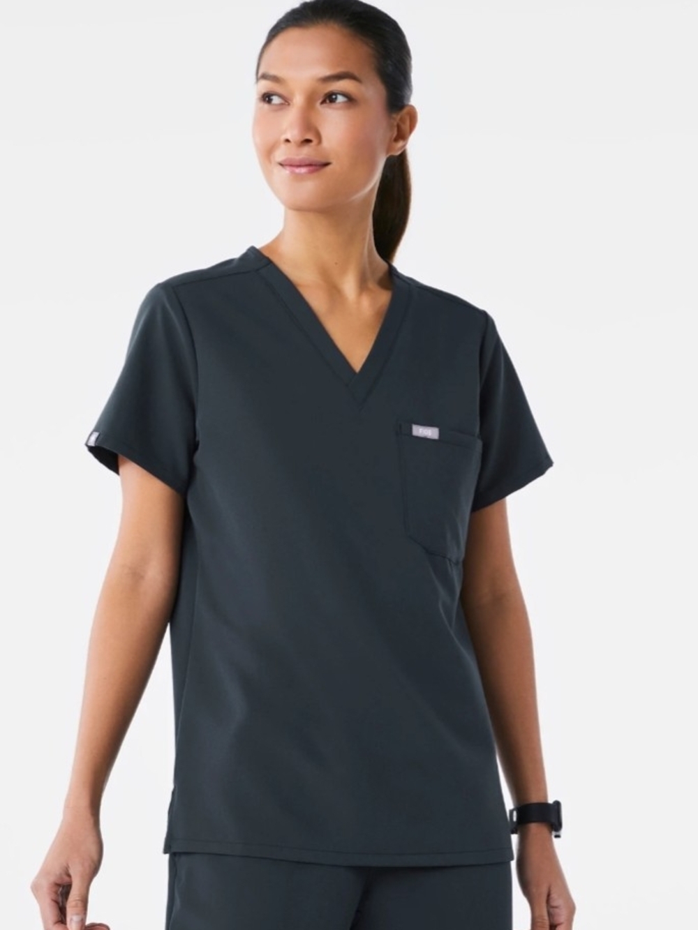 Figs Catarina One-Pocket V-Neck Scrub Top